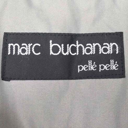 marc buchanan pellepelle 90-00S ロゴ刺繍 裏ボア フルジップ ナイロン ジャケット メンズ import:M