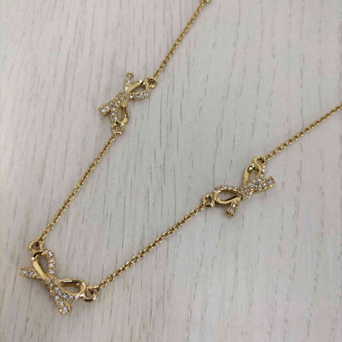 ケイトスペード Kate spade リボンモチーフ ロングネックレス レディース