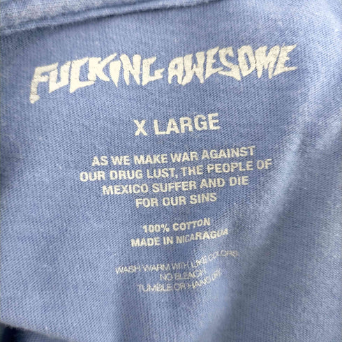 ファッキンオーサム FUCKING AWESOME プリント クルーネック 半袖Tシャツ メンズ JPN:XL