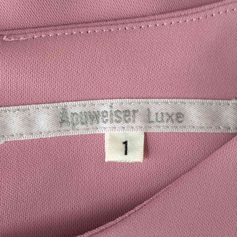 アプワイザーリュクス Apuweiser luxe 裾フレア ワンピース レディース JPN:1