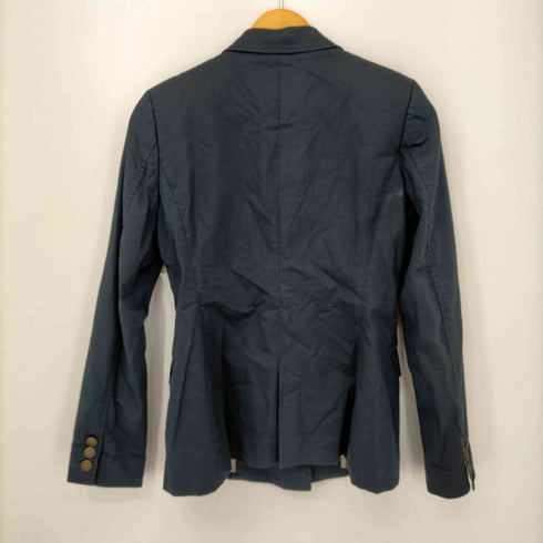 バーバリーブルーレーベル BURBERRY BLUE LABEL 金釦 ダブルテーラードジャケット レディース JPN:38