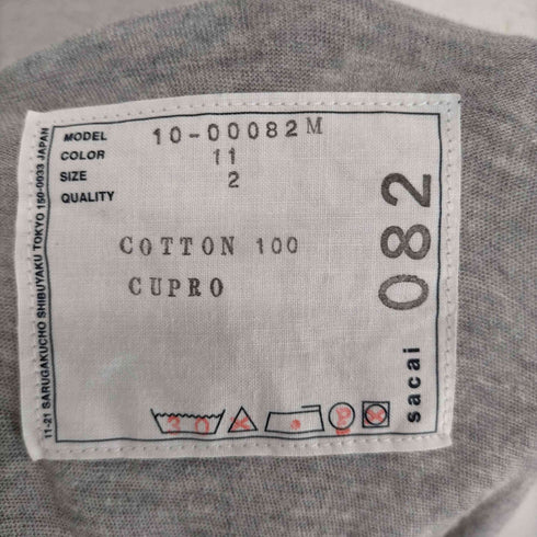 サカイ Sacai コットンS/S TEE メンズ JPN:2