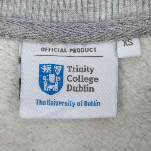 trinity college dublin フロントプリント クルーネックスウェット レディース import:XS