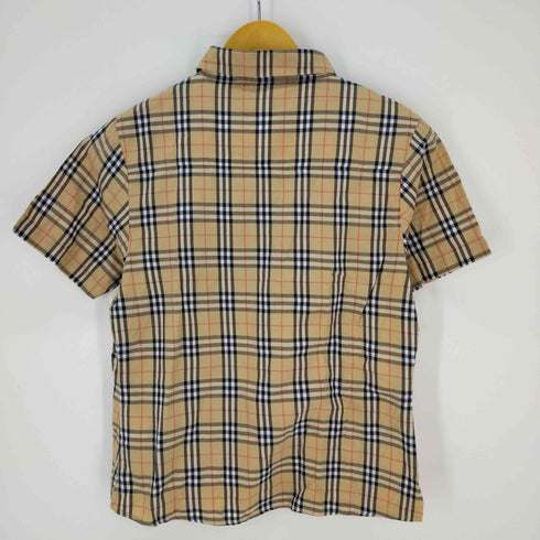 バーバリーロンドン BURBERRY LONDON ホースロゴ刺繍ノバチェックS/Sシャツ バーバリーチェック 半袖 レディース JPN:L
