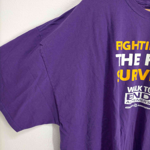 フルーツオブザルーム FRUIT OF THE LOOM FIGHTING FOR THE FIRST SURVIV R 両面プリントS/S TEE メンズ 3XL