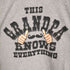 ギルダン GILDAN THIS GRANDPA KNOWS EVERYTHING S/S TEE メンズ 3XL