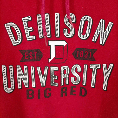 ジャンスポーツ JanSport DENISON UNIVERSITY BIG RED カレッジプリントプルーオーバーパーカー メンズ JPN:XL