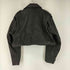 ザラ ZARA DISTRESSED FAUX LEATHER BIKER JACKET レディース XXL