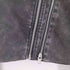ザラ ZARA DISTRESSED FAUX LEATHER BIKER JACKET レディース XXL