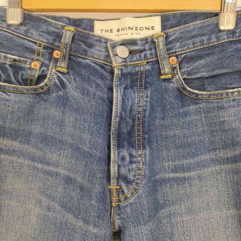 ザシンゾーン THE Shinzone STRAIGHT CUT DENIM ストレートカットオフデニム レディース 34