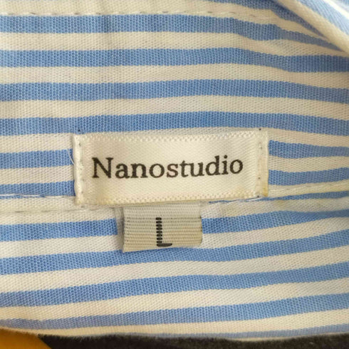 NANOSTUDIO ストライプシャツ メンズ JPN:L