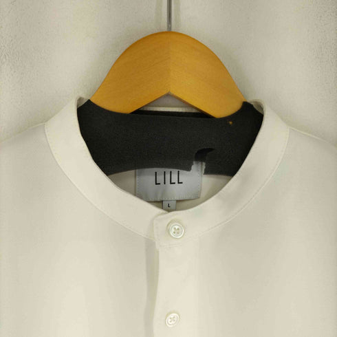 リル LILL ハーフスリーブドルマンバンドカラーシャツ メンズ JPN:L