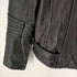 フルギ OKANDLA Y2K ノーカラー クロップド レザージャケット レディース import:M