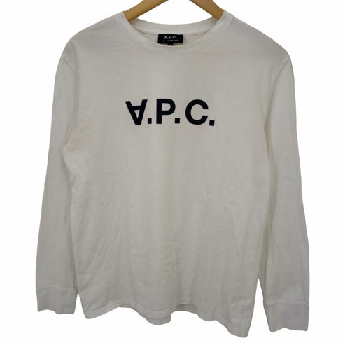アーペーセー A.P.C. ロゴプリントL/S Tシャツ メンズ JPN:XS