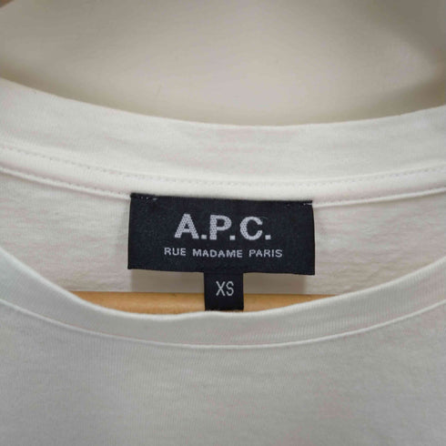 アーペーセー A.P.C. ロゴプリントL/S Tシャツ メンズ JPN:XS