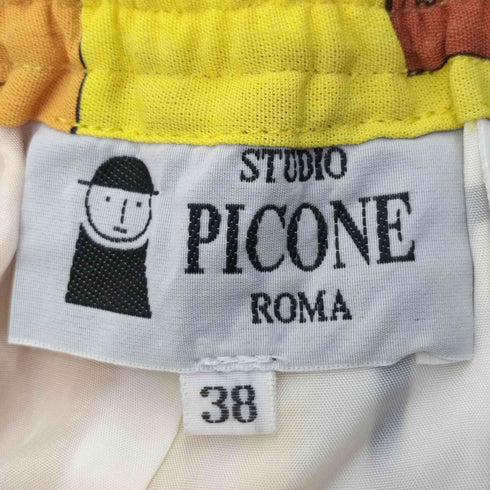 スタジオピッコーネ STUDIO PICONE 総柄 イージー ハーフ パンツ レディース JPN:38