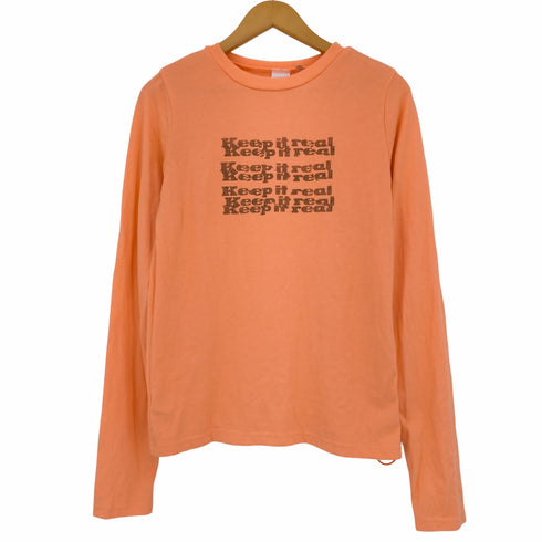 マウジー moussy SIDE GATHER LS Tシャツ レディース FREE
