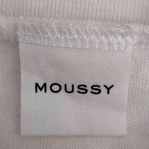 マウジー moussy SIDE GATHER LS Tシャツ レディース FREE