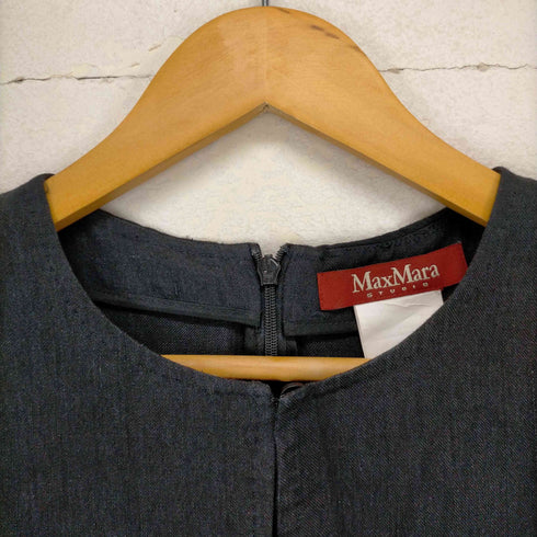 マックスマーラ MAXMARA リネン混ワンピース レディース JPN:40