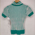 ザラ ZARA 3D ストライプ ポロシャツ レディース JPN:M