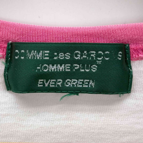 コムデギャルソンオムプラスエバーグリーン COMME des GARCONS HOMME PLUS EVER GREEN キャラクタープリントラグランTシャツ メンズ