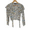 ザラ ZARA 花柄 レーヨンブラウス レディース JPN:M