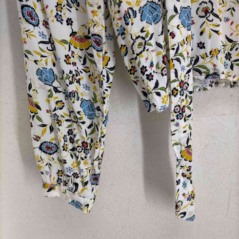 ザラ ZARA 花柄 レーヨンブラウス レディース JPN:M