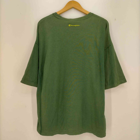 チャンピオン Champion REVERSE WEAVE リバースウィーブ ロゴ刺繍 クルーネックTシャツ メンズ JPN:M