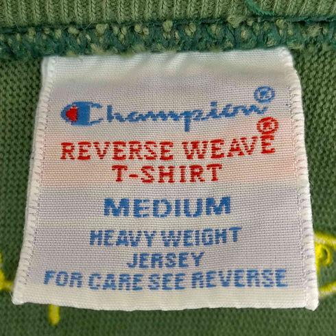 チャンピオン Champion REVERSE WEAVE リバースウィーブ ロゴ刺繍 クルーネックTシャツ メンズ JPN:M