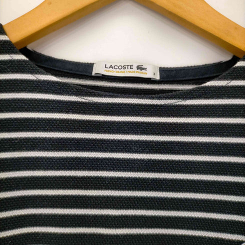 ラコステ LACOSTE コットンピケバスクTシャツ メンズ JPN:3