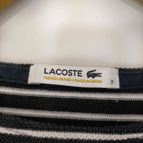 ラコステ LACOSTE コットンピケバスクTシャツ メンズ JPN:3