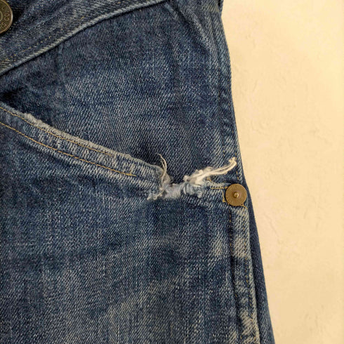 フィグベルメーカーズアンドコー PHIGVEL MAKERS & Co. シンチバック サスペンダーボタン付 デニムパンツ BACK WOODS メンズ JPN:0