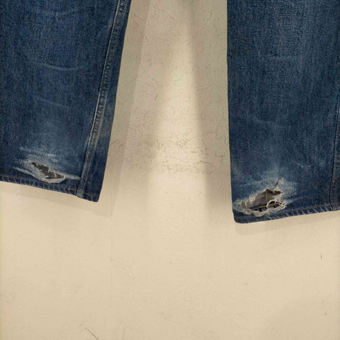 フィグベルメーカーズアンドコー PHIGVEL MAKERS & Co. シンチバック サスペンダーボタン付 デニムパンツ BACK WOODS メンズ JPN:0