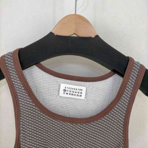 マルタンマルジェラ Martin Margiela 本人期 10 小紋柄 タンクトップ メンズ EUR:48
