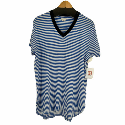 ドリスヴァンノッテン DRIES VAN NOTEN ボーダー Vネックカットソー メンズ import:S
