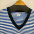 ドリスヴァンノッテン DRIES VAN NOTEN ボーダー Vネックカットソー メンズ import:S