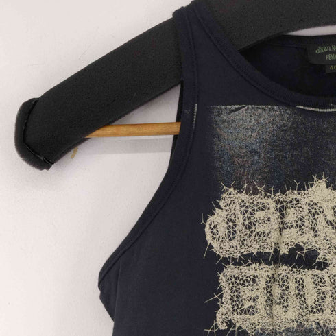 ジャンポールゴルチエフェム Jean Paul GAULTIER FEMME 90s グラフィックプリントタンクトップ レディース 401