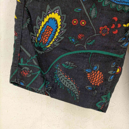 ボヘミアンズ BOHEMIANS コットンリネン ボタニカルショーツ メンズ JPN:2