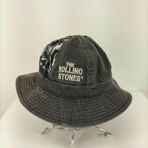 ザ ローリング ストーンズ バイ ロック ア シアター The Rolling Stones BY ROCK A THEATER ペイズリー切替バケットハット メンズ 58cm