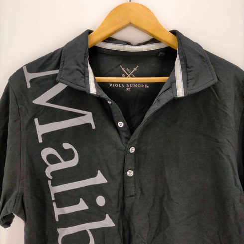 ヴィオラルモア VIOLA RUMORE ストレッチ天竺ポロシャツ メンズ JPN:XL