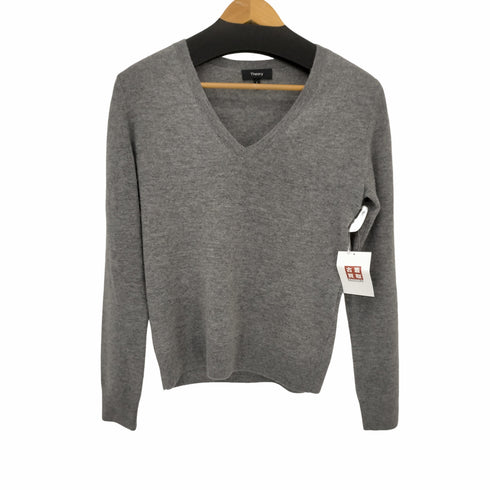 セオリー theory NEWBASIC CASHMERE V NECK KNIT レディース JPN:S