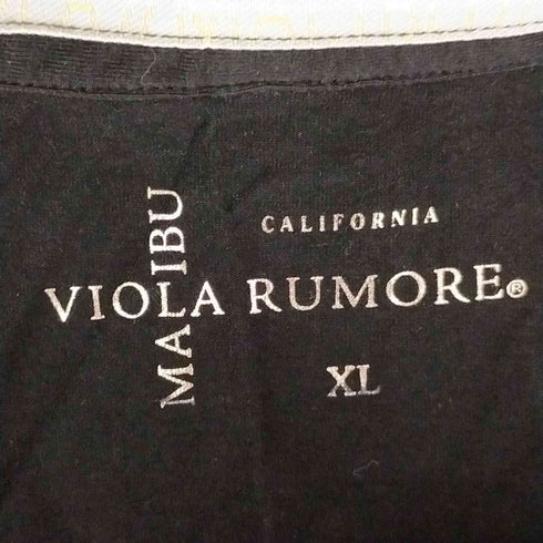 ヴィオラルモア VIOLA RUMORE 総柄切り替え半袖ポロシャツ メンズ import:XL