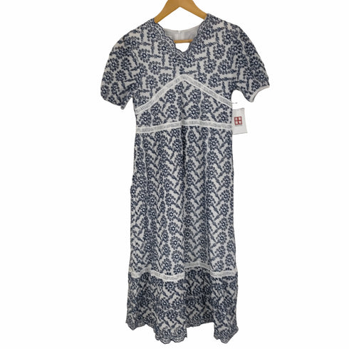 レジャ Leja 22SS 花柄レース半袖ワンピース レディース FREE