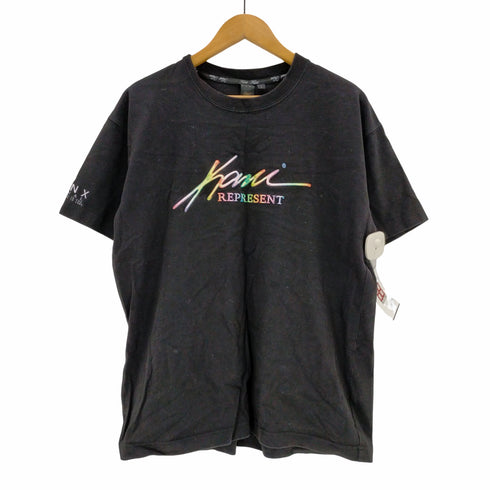 karl kani ドロップショルダーグラデーション3DロゴTシャツ メンズ JPN:L