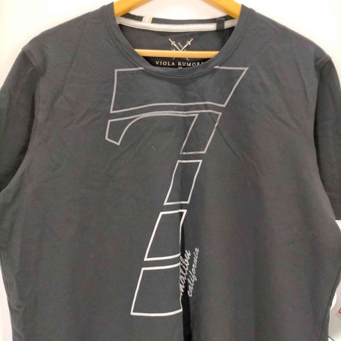 ヴィオラルモア VIOLA RUMORE UネックプリントTシャツ メンズ JPN:XL