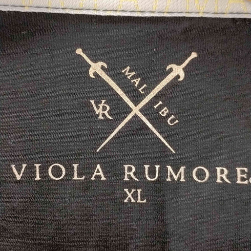 ヴィオラルモア VIOLA RUMORE UネックプリントTシャツ メンズ JPN:XL