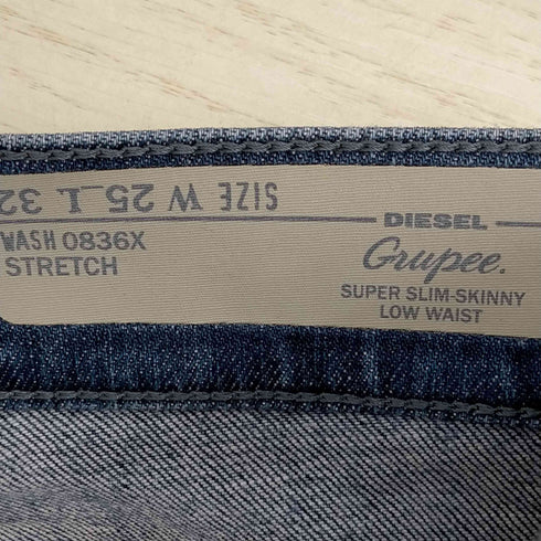 ディーゼル DIESEL Grupee デニムスキニーパンツ レディース W25 L32
