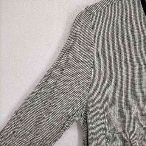 MADE IN CALIFORNIA レーヨン混ギンガムチェックシャツ レディース JPN:M