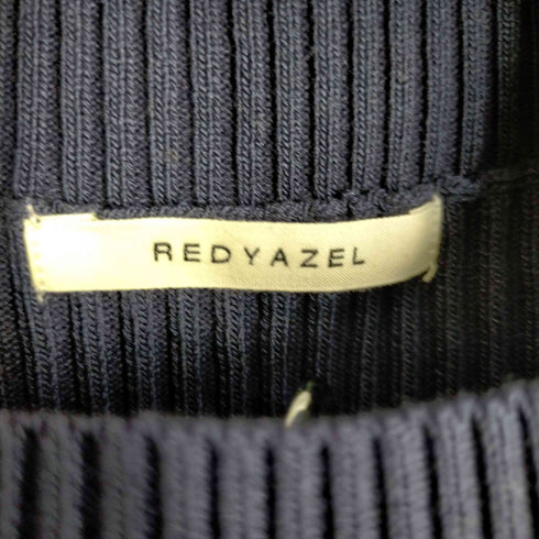 レディアゼル REDYAZEL ノースリーブニットトップス ストライプニットマーメイドスカート セットアップ レディース FREE