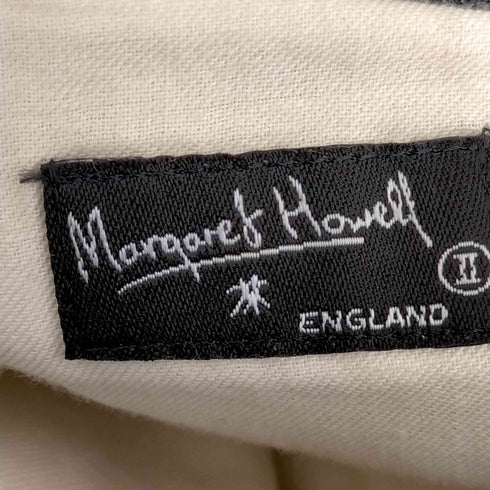 マーガレットハウエル MARGARET HOWELL サイドベルト デニムプリーツスカート 巻きスカート レディース 2